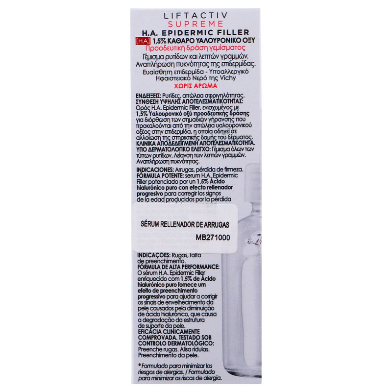 Vichy Liftactiv Supreme Filler Serum Ha 30Ml - WeCare Pharma