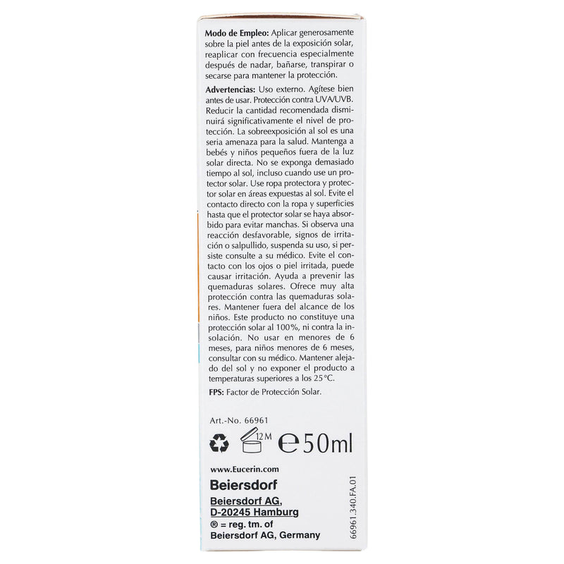 Eucerin Protector Solar Hydro Fluido Fps50 50Ml - WeCare Pharma