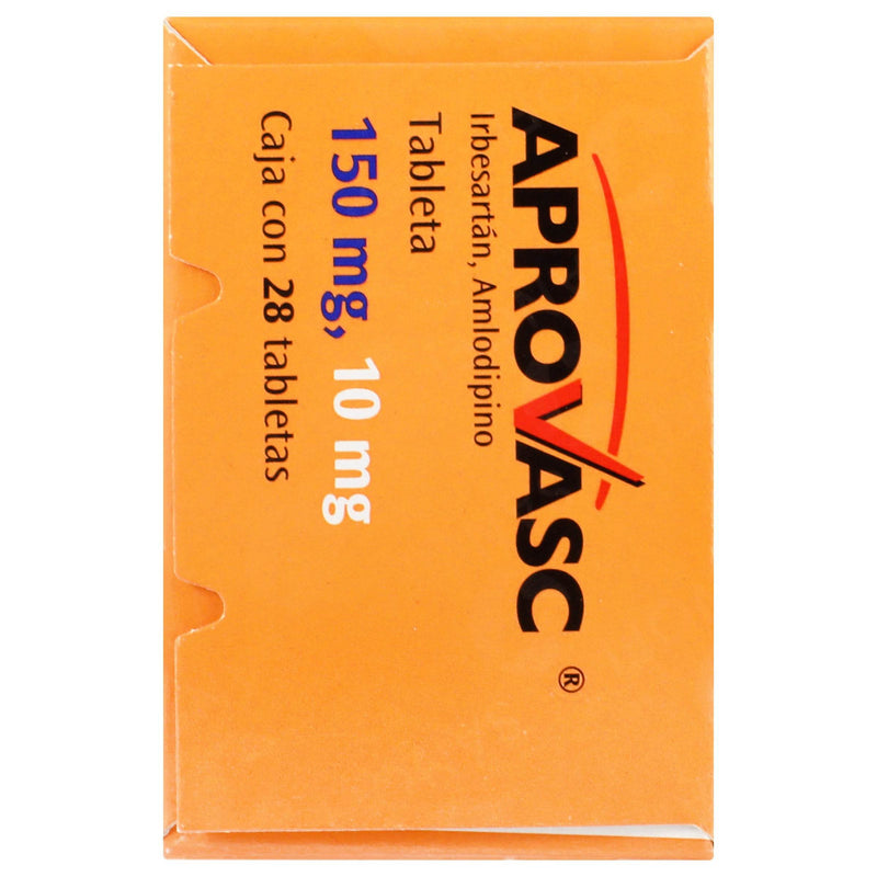 Aprovasc 150Mg/10Mg Con 28 Tabletas (Irbesartan/Amlodipino) - WeCare Pharma