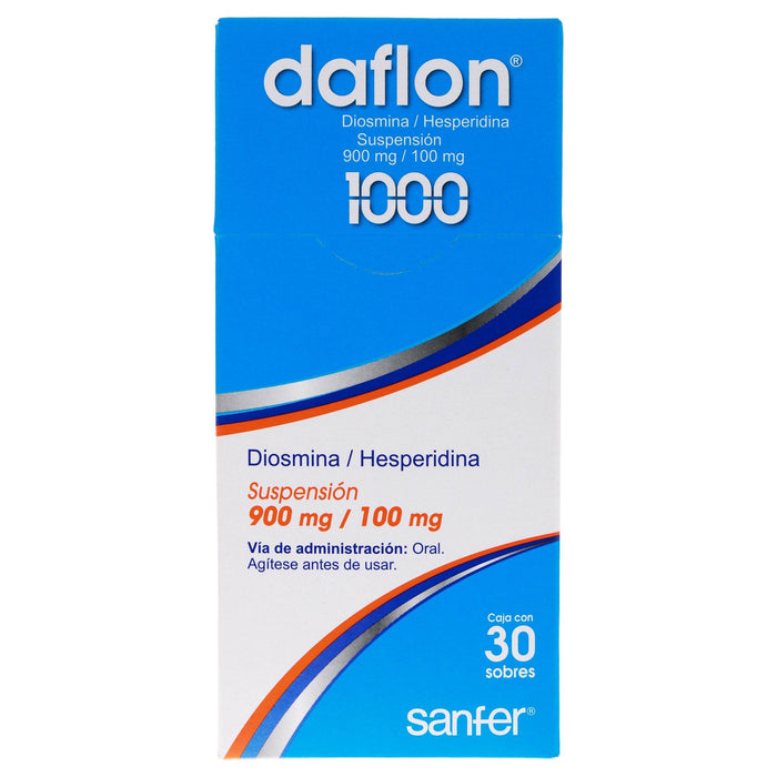 Daflon 1000 (Diosmina/Hesperidina) Sobres 900Mg/100Mg Con 30 - WeCare Pharma