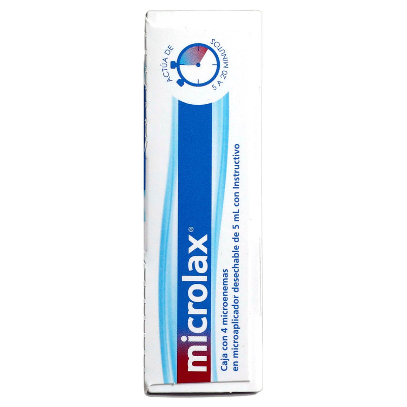 Microlax Microenemas 90Mg/5Ml Con 4 (Citrato De Sodio/Laurilsulfato) - WeCare Pharma