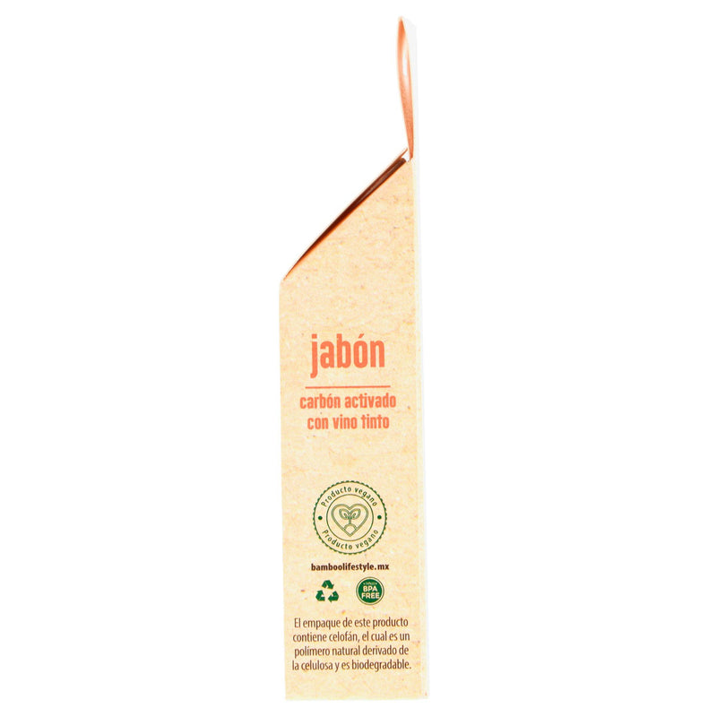 Jabon Bamboo Vino Tinto Y Carbon Activado - WeCare Pharma