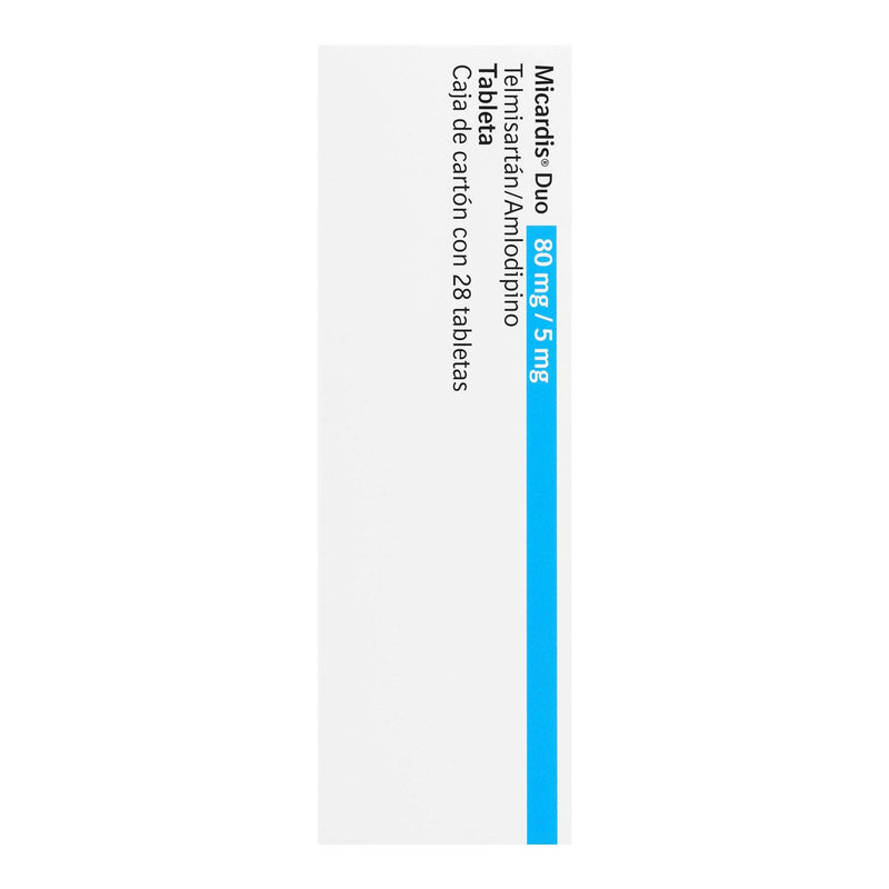 Micardis Duo 80Mg/5Mg Con 28 Tabletas (Telmisartan/Amlodipino) - WeCare Pharma
