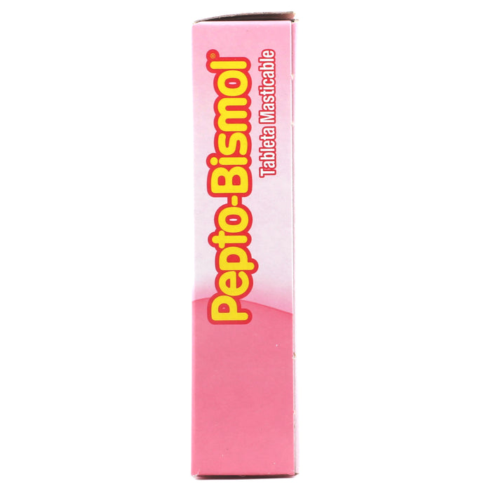 Pepto Bismol Mast 262Mg Con 24 Tabletas (Subsalicilato De Bismuto) 4 - 7501001258030