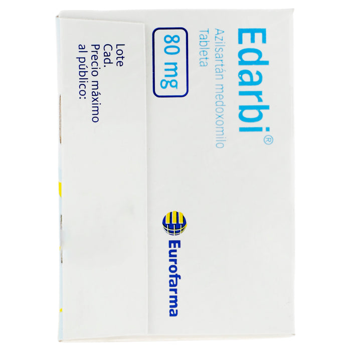 Edarbi 80Mg Con 28 Tabletas (Azilsartan Medoxomilo) 5 - 7891317019617