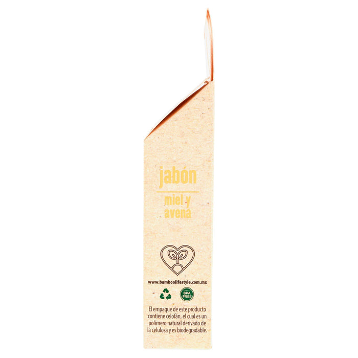 Jabon Bamboo Miel Y Avena - WeCare Pharma