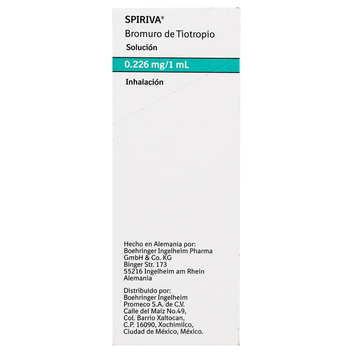 Spiriva Solución 0.226Mg/1Ml Con Disp (Tiotropio) - WeCare Pharma