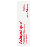 Adepsique (Amitriptilina/Diazepam/Perfenazina) Tabletas 10Mg/3Mg/2Mg Con 30 - WeCare Pharma