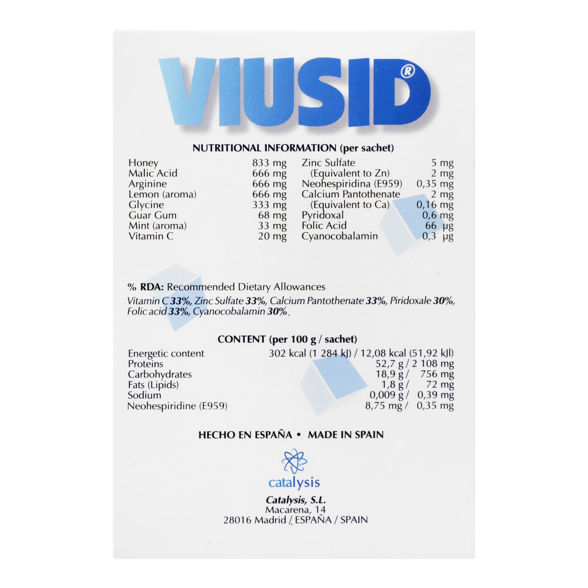 Viusid Sobres 84G Con 21 (Suplemento Alimenticio) 4 - 8414200215508