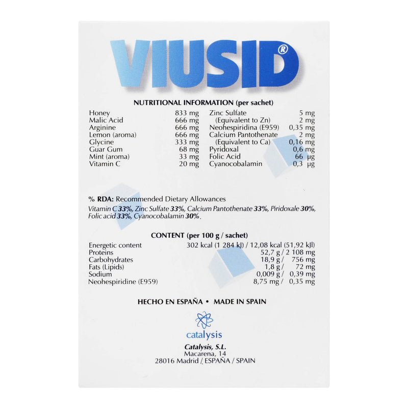 Viusid Sobres 84G Con 21 (Suplemento Alimenticio) - WeCare Pharma
