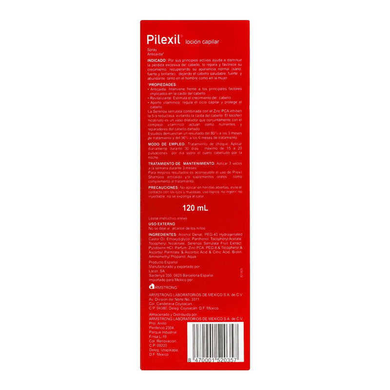 Pilexil Loción Capilar 120Ml - WeCare Pharma