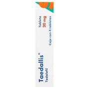 Taedallis 20Mg Con 4 Tabletas (Tadalafil) - WeCare Pharma
