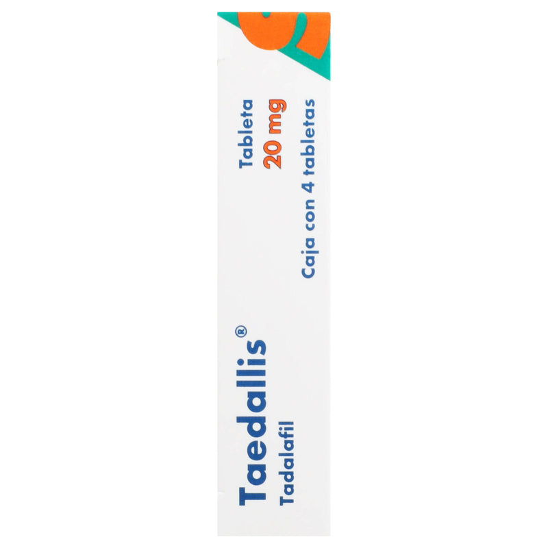 Taedallis 20Mg Con 4 Tabletas (Tadalafil) - WeCare Pharma