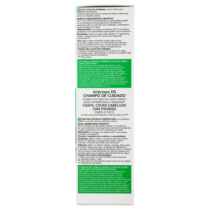 Dercos Shampoo Anticaspa Ds Cabello Seco 200Ml - WeCare Pharma