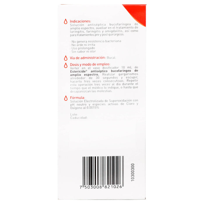 Esterice Antiseptico Bucal 240Ml - WeCare Pharma