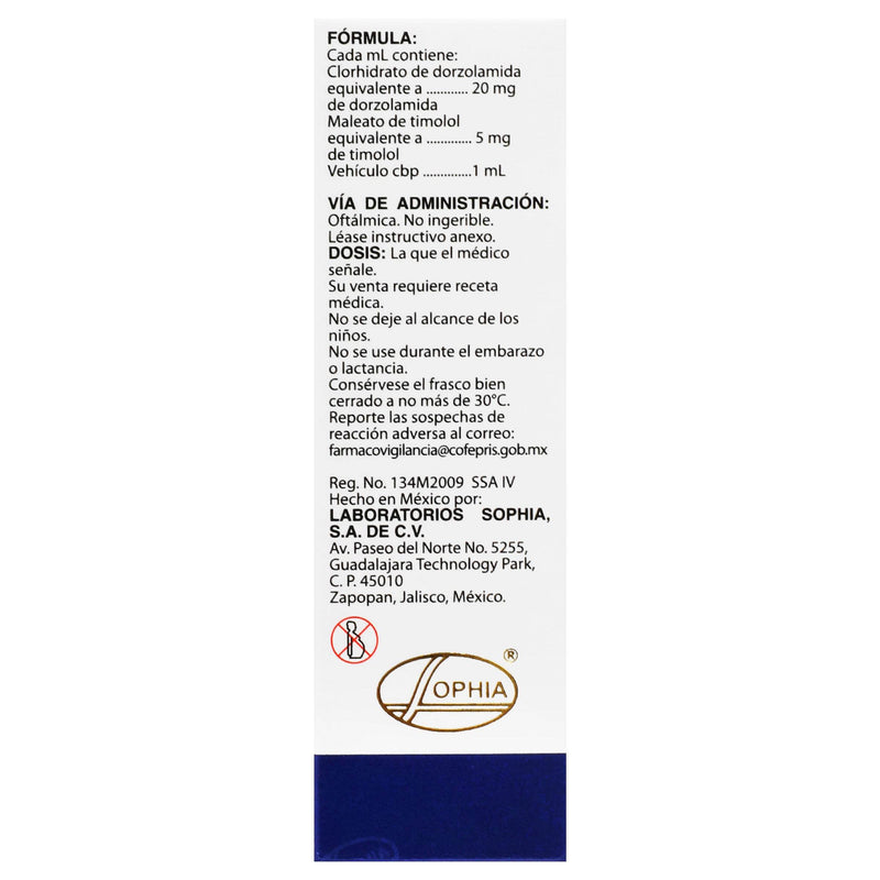 Eliptic Ofteno Gotas 20Mg/5Ml/Ml 5Ml (Dorzolamida/Timolol) - WeCare Pharma