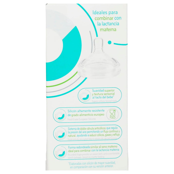 Biberon Advanced Flujo Lento 5Oz Con 2 Piezas Evenflo - WeCare Pharma