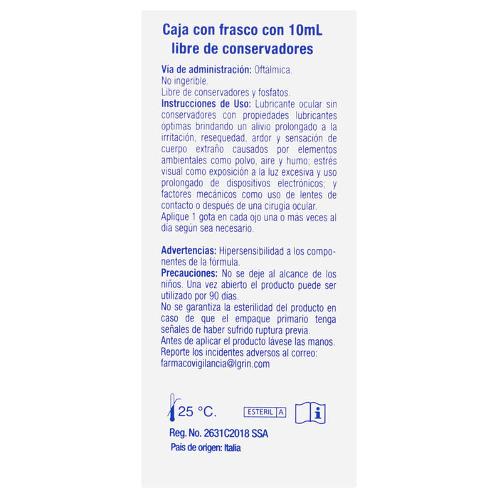 Zonaker Pf (Hialuronato De Sodio) Sol Oft 0,2% 10Ml 008400009654 4