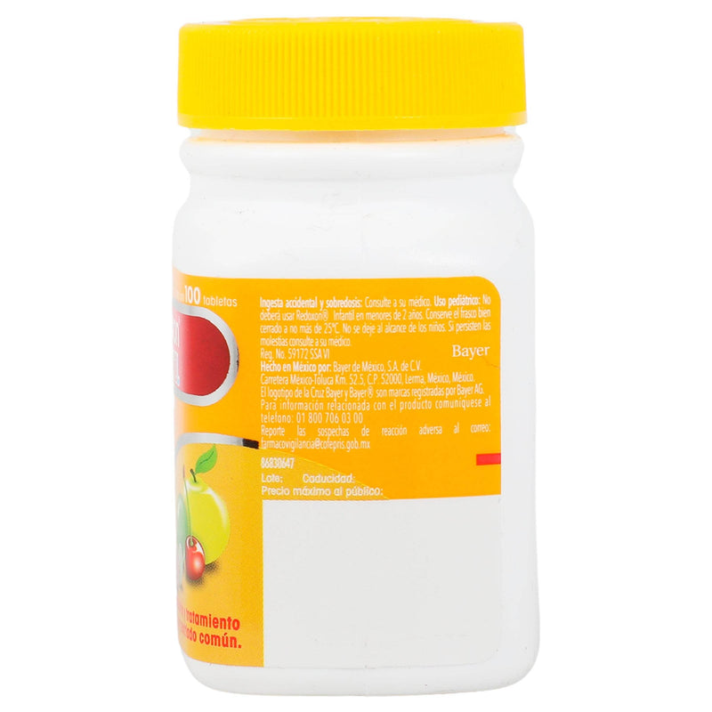 Redoxon Inf Mast 100Mg Con 100 Tabletas (Acido Ascorbico) - WeCare Pharma