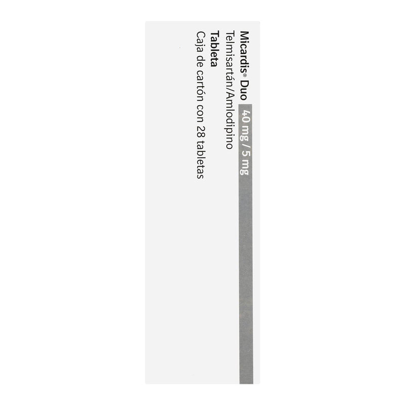 Micardis Duo 40Mg/5Mg Con 28 Tabletas (Telmisartan/Amlodipino) - WeCare Pharma