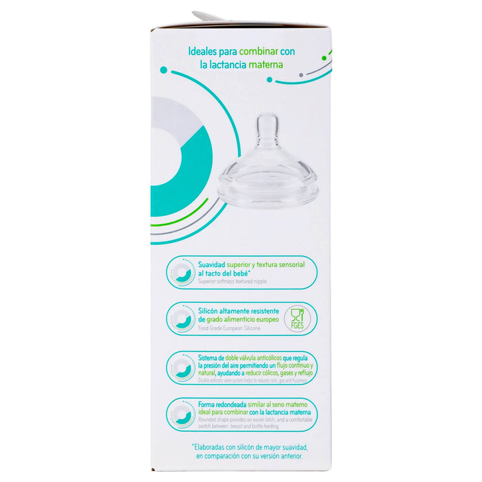 Biberon Advance Flujo Medio 9Oz Avent - WeCare Pharma