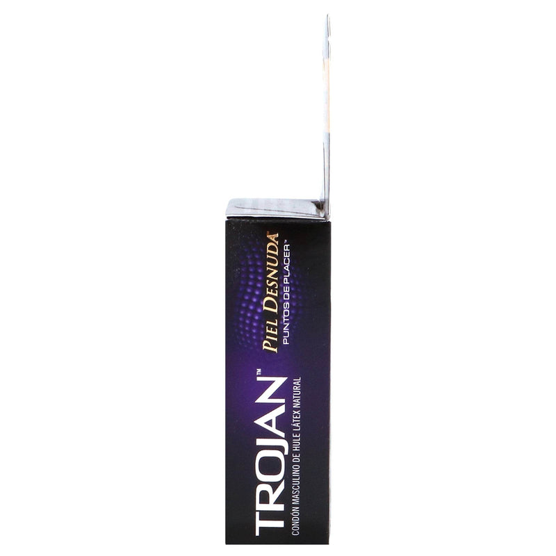 Condón Trojan Piel Desnuda Puntos De Placer Con 3 - WeCare Pharma