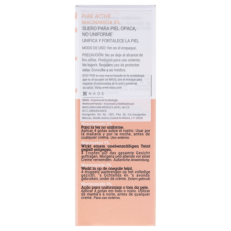 Etatpur Solución 5% 15Ml (Niacinamida Pura) - WeCare Pharma