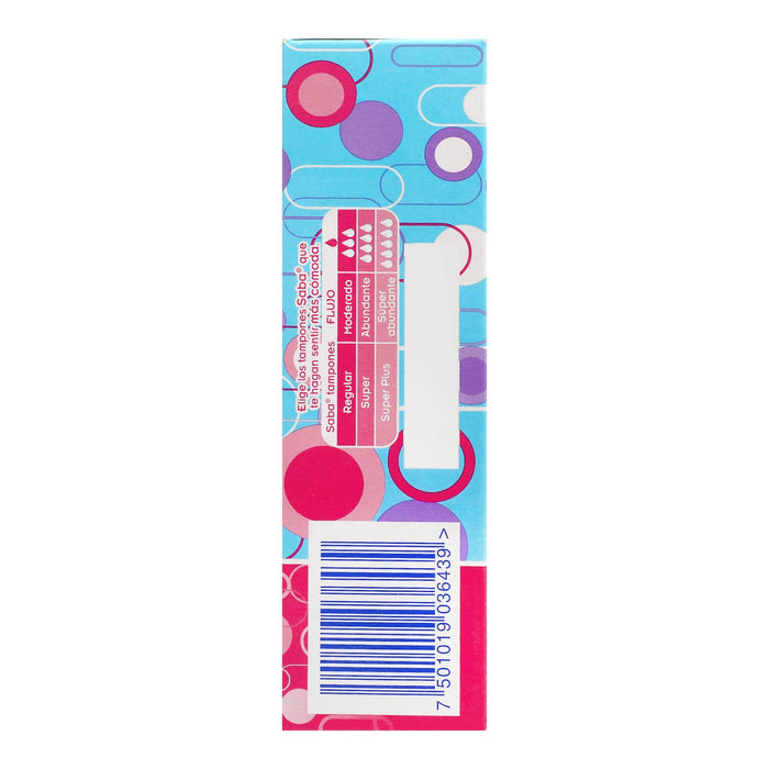Tampones Saba Super Plus V-Largo Con 10 - WeCare Pharma