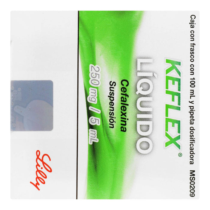 Keflex Liquido Suspensión 250Mg/5Ml 100Ml (Cefalexina) - WeCare Pharma