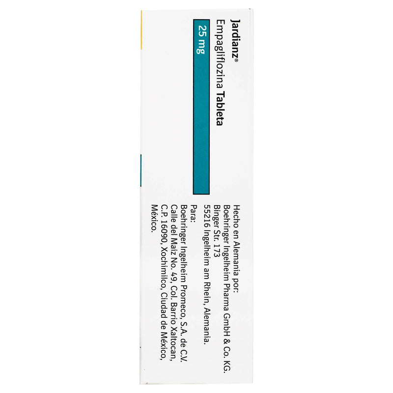 Jardianz 25Mg Con 30 Tabletas (Empagliflozina) - WeCare Pharma