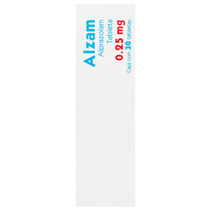 Alzam (Alprazolam) Tabletas 0.25Mg Con 30 - WeCare Pharma