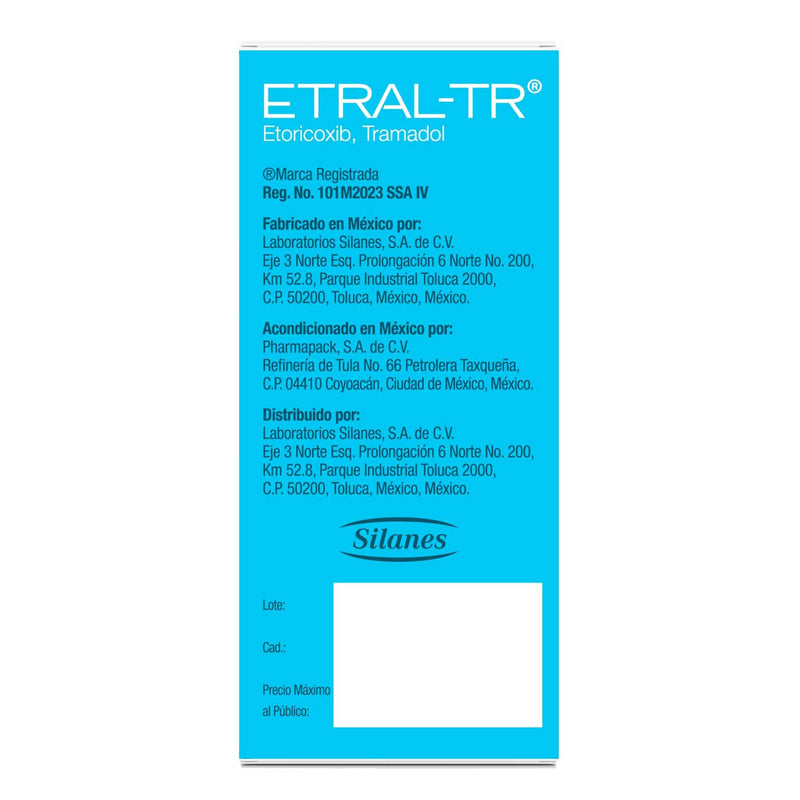 Etral-Tr Granulado 90Mg/50Mg Con 7 (Etoricoxib/Tramadol) - WeCare Pharma