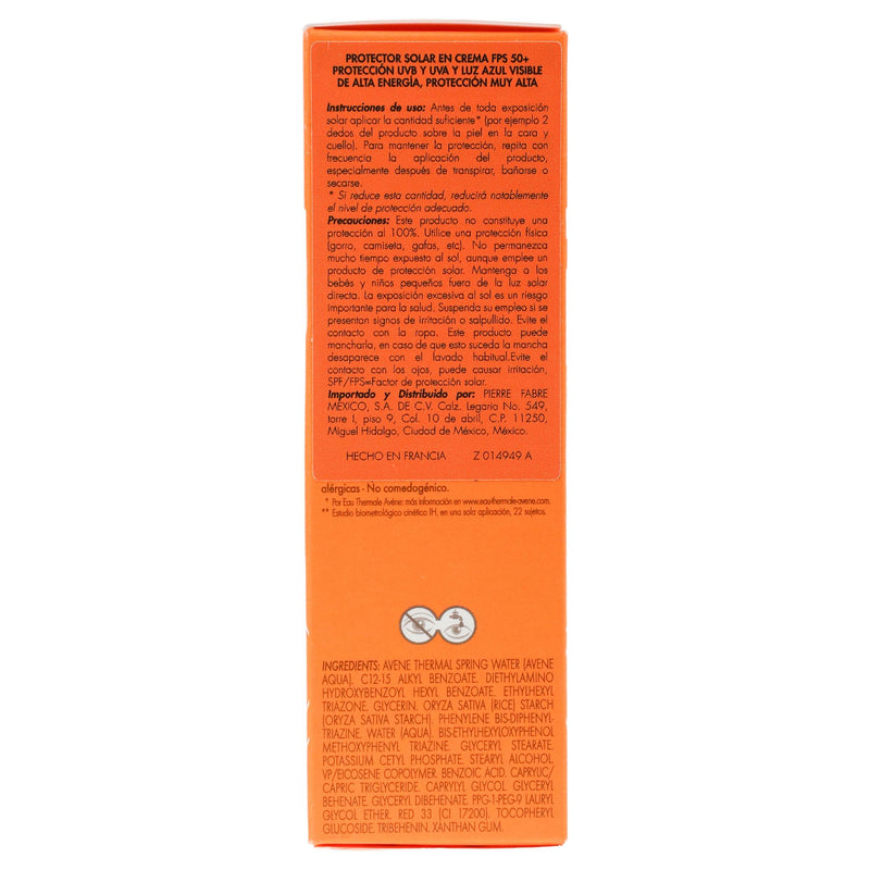Avene Crema Sin Perfume Fps50 50Ml - WeCare Pharma