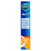 Vick Act 7 500Mg/25Mg/5Mg/4Mg Con 10 Tabletas (Paracetamol/Cafeina/Fenilefrina/Clorfenamina) - WeCare Pharma