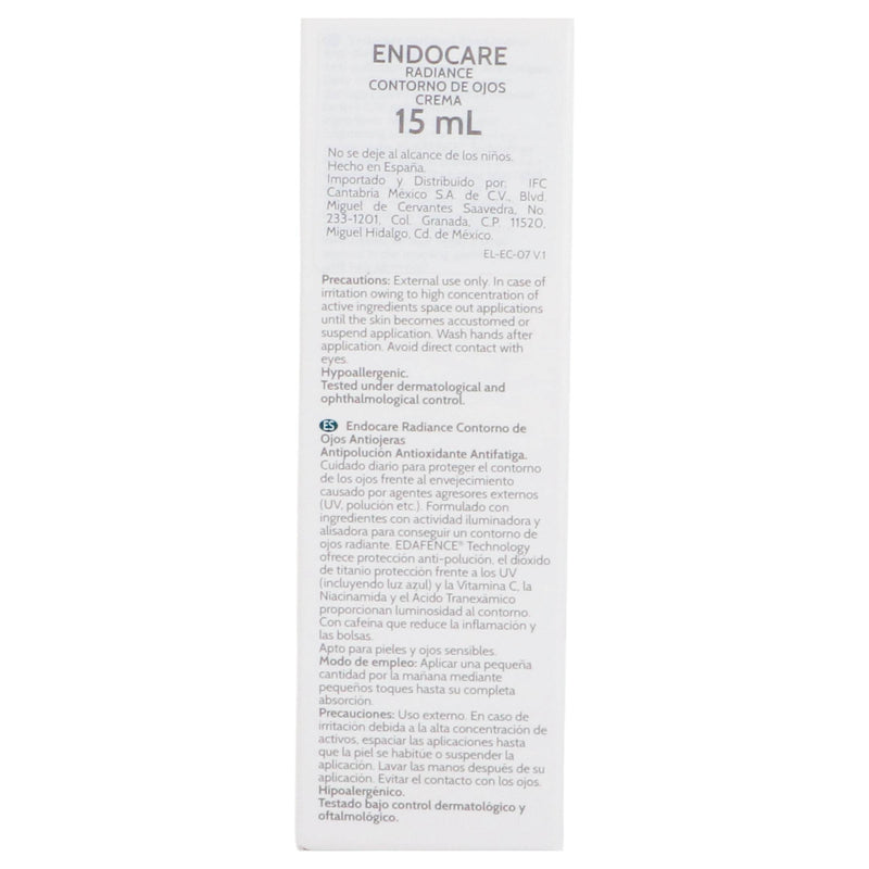 Cantabria Endocare Radiance Contorno De Ojos Antiojeras 15Ml - WeCare Pharma