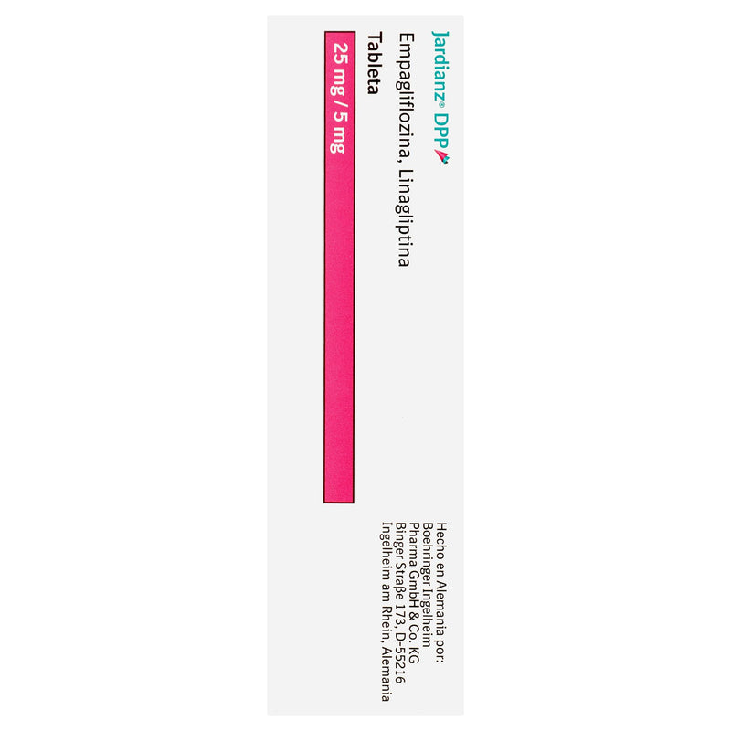 Jardianz Dpp 25Mg/5Mg Con 30 Tabletas (Empagliflozina/Linagliptina) - WeCare Pharma