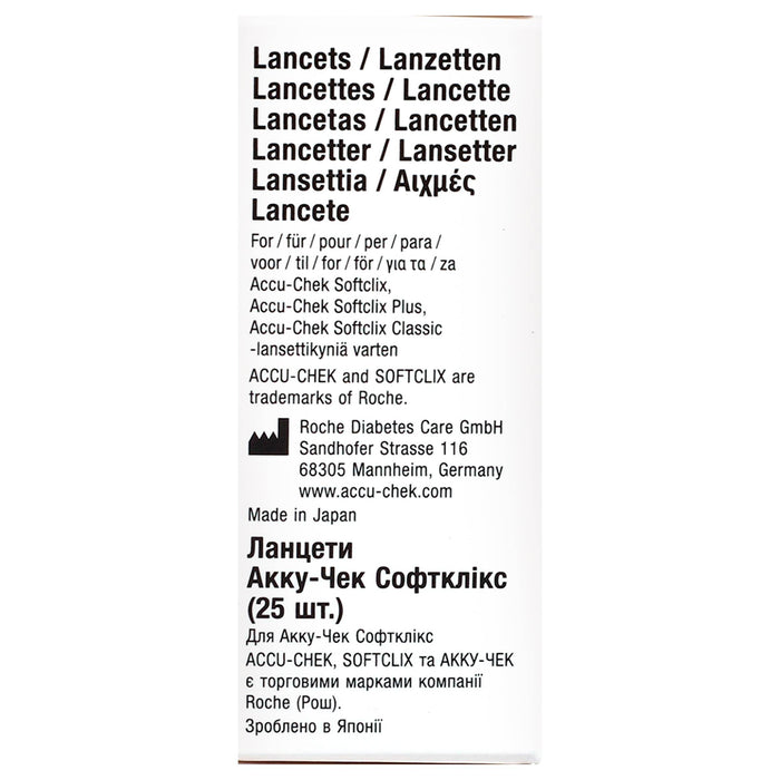 Accu-Chek Softclix Lancetas Con 25 - WeCare Pharma