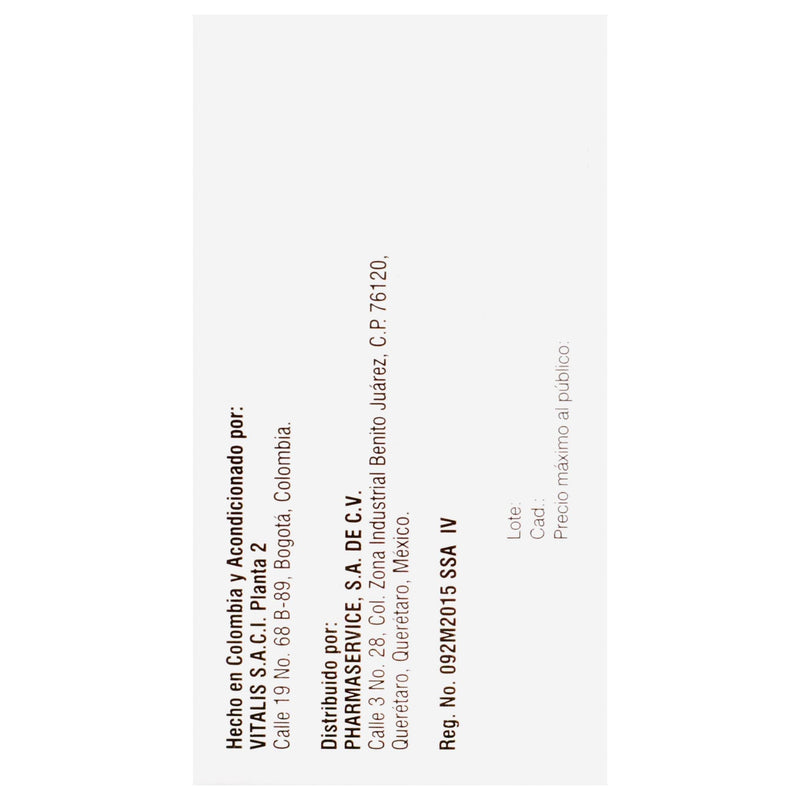 Vancomicina Frasco 500Mg Vitalis Ampulas - WeCare Pharma