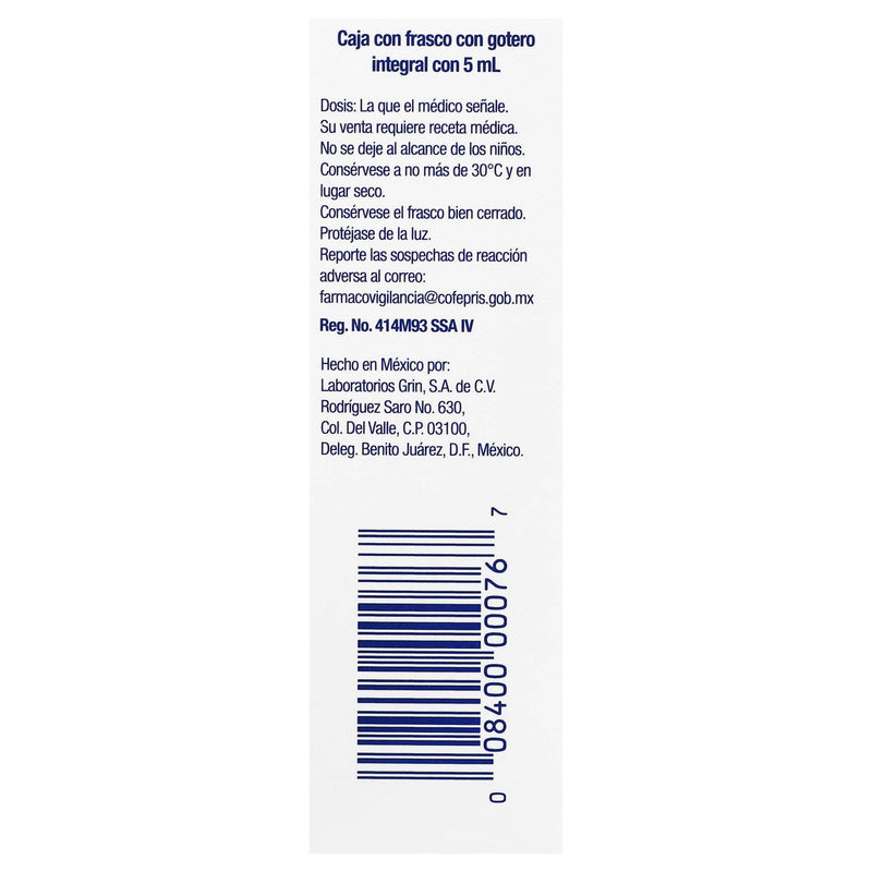 Alercrom Gotas 2% 5Ml (Cromoglicato De Sodio) - WeCare Pharma