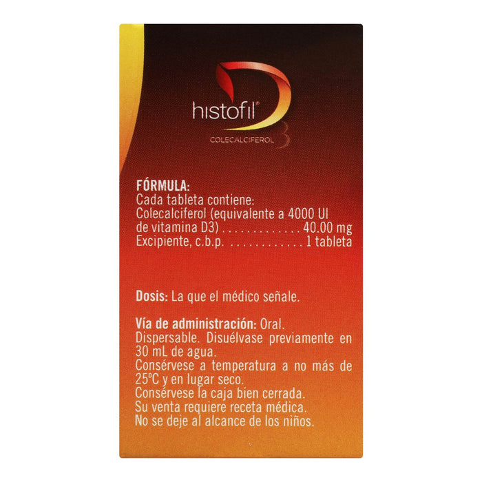 Histofil 4000Unid Con 60 Tabletas (Colecalciferol) - WeCare Pharma