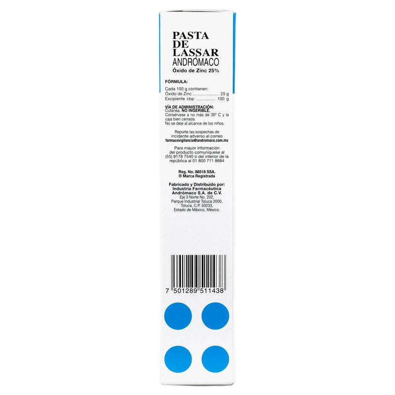 Pasta De Lassar Crema 60G (Óxido De Zinc) - WeCare Pharma