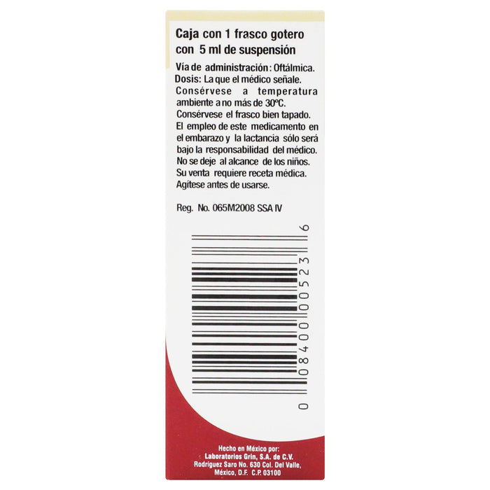 Softram C Gotas 1Mg/3Mg 5Ml (Triamcinolona/Ciprofloxacino) - WeCare Pharma