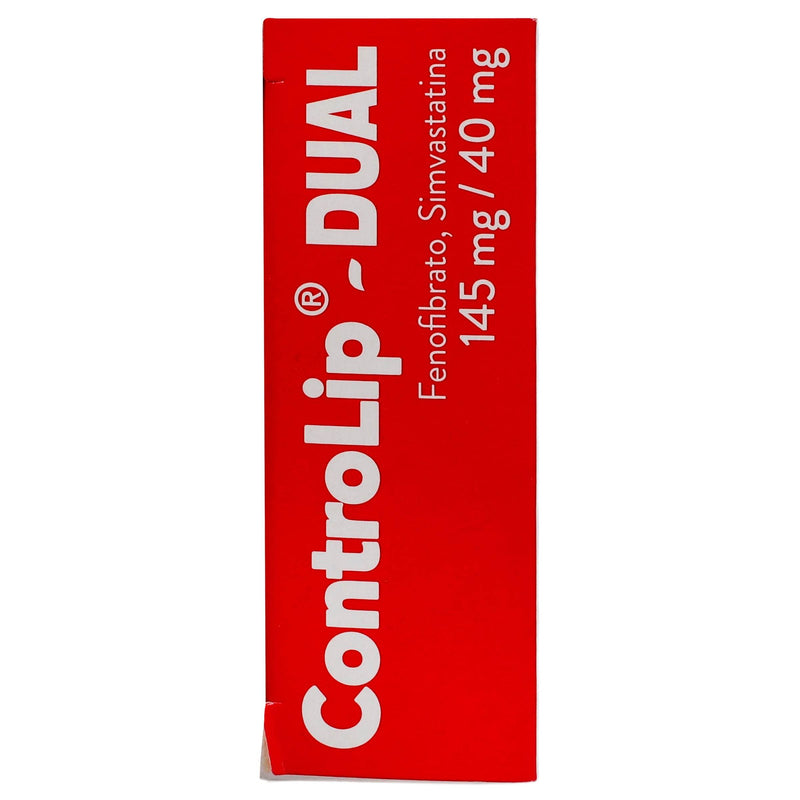 Controlip Dual 145Mg/40Mg Con 30 Tabletas (Fenobibrato/Simvastatina) - WeCare Pharma