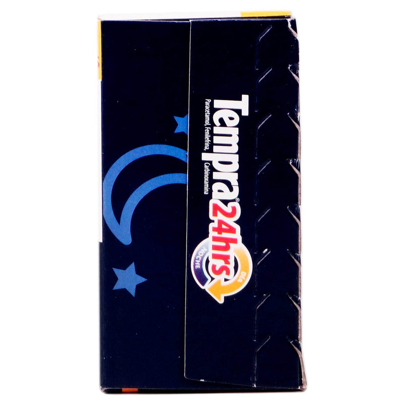 Tempra 24Hrs 400Mg/20Mg Con 24 Tabletas (Paracetamol/Fenilefrina/Carbinoxamina) - WeCare Pharma