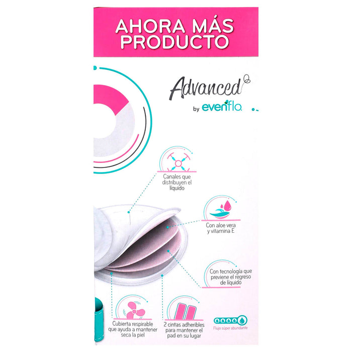 Protectores Lactancia Advanced Evenflo Con 48 - WeCare Pharma