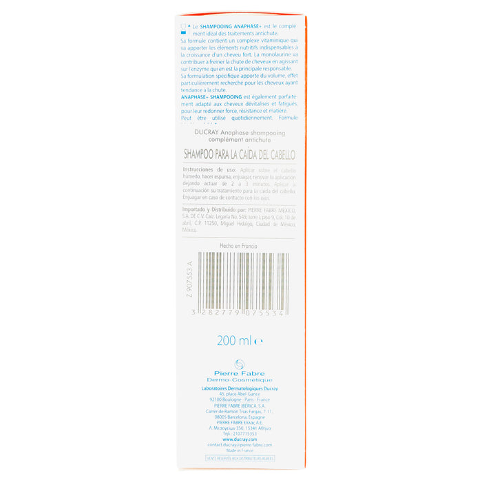 Ducray Anaphase+ Champu Anticaida 200Ml 5 - 3282779075534