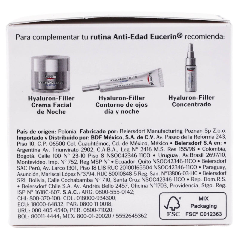 Eucerin Crema Hyaluron Filler Antiedad Dia Fps15+50Ml - WeCare Pharma