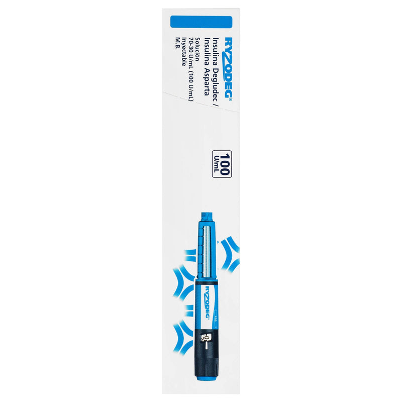Ryzodeg (Insulina Degludec/Aspartica) Pluma 70Ui/30Ui 3 Ml Con 1 - WeCare Pharma