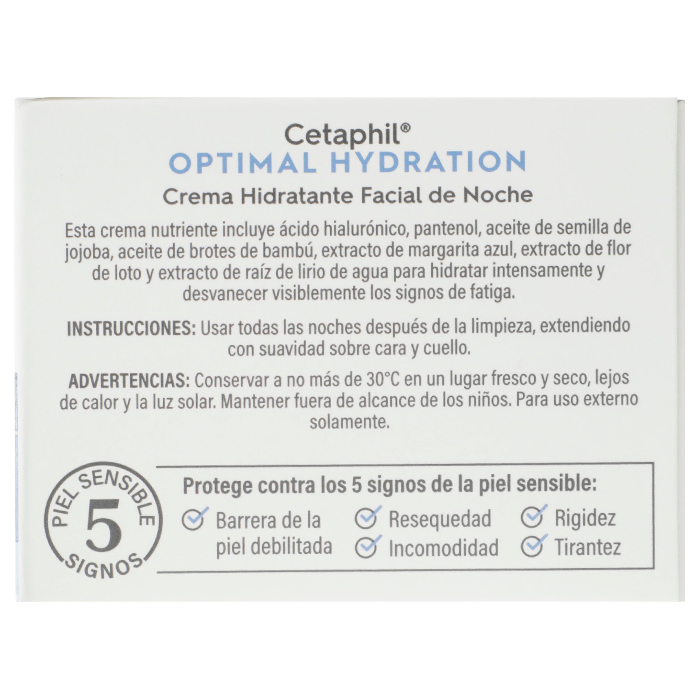 Cetaphil Optimal Hydration Crema De Noche 48G 5 - 3499320011617