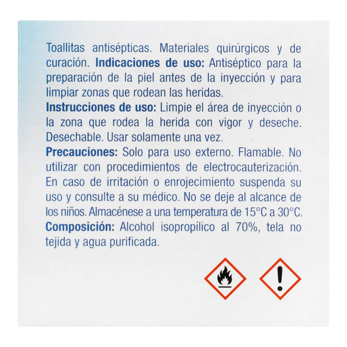 Toallitas Alcohol Protec Con 100 - WeCare Pharma